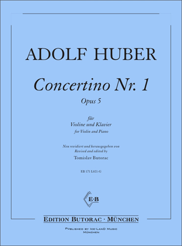 Cover - Student's Concertino No. 1, op. 5